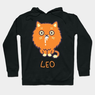 Funny Leo Cat Horoscope Tshirt - Astrology and Zodiac Gifts Hoodie